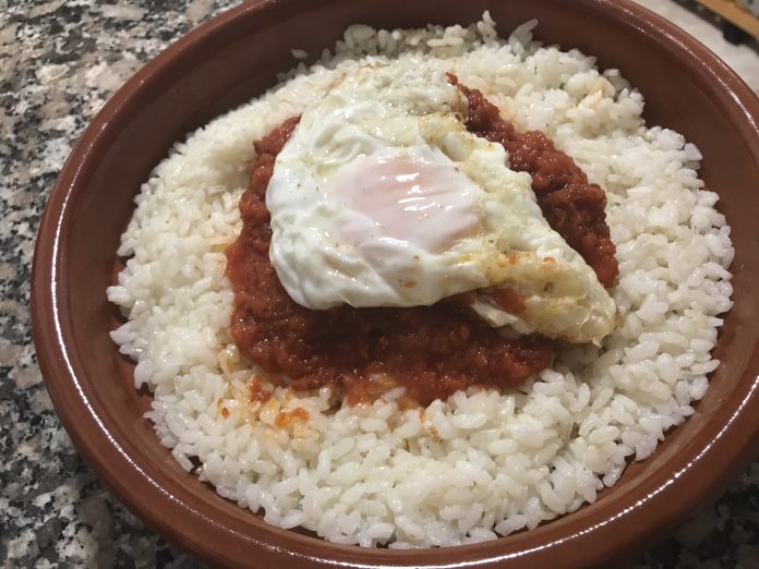 receta arroz a la cubana tradicional