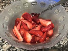 Receta de fresas con vinagre