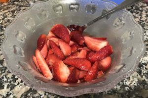 Receta de fresas con vinagre