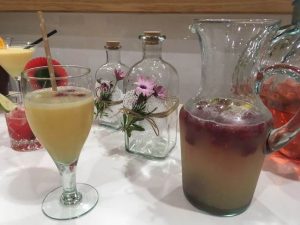 Mocktail de lima-limón y frambuesas