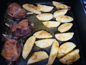 Pato en salsa de manzana de forma tradicional en Las Recetas de Angy