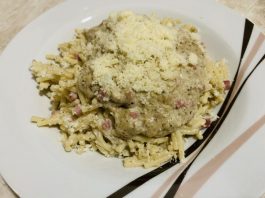 Pasta en salsa de setas, champiñones y trufa con Thermomix en Las Recetas de Angy