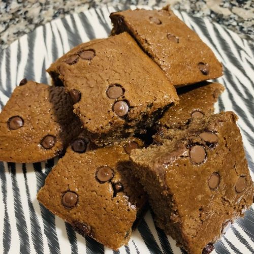 Brownie de calabacín y chocolate con Thermomix en Las Recetas de Angy