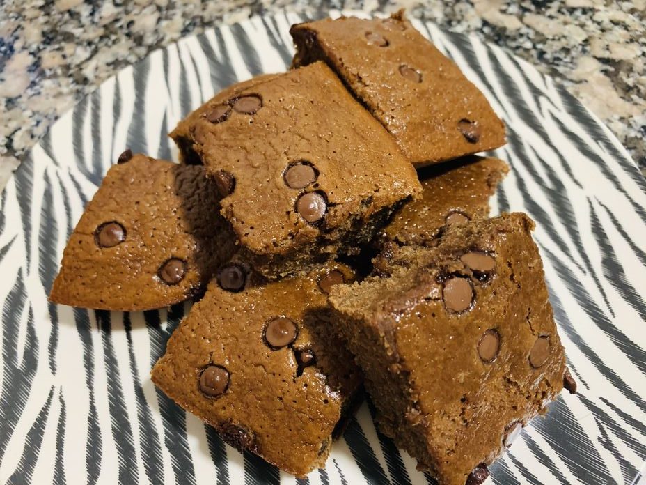 Brownie de calabacín y chocolate con Thermomix en Las Recetas de Angy